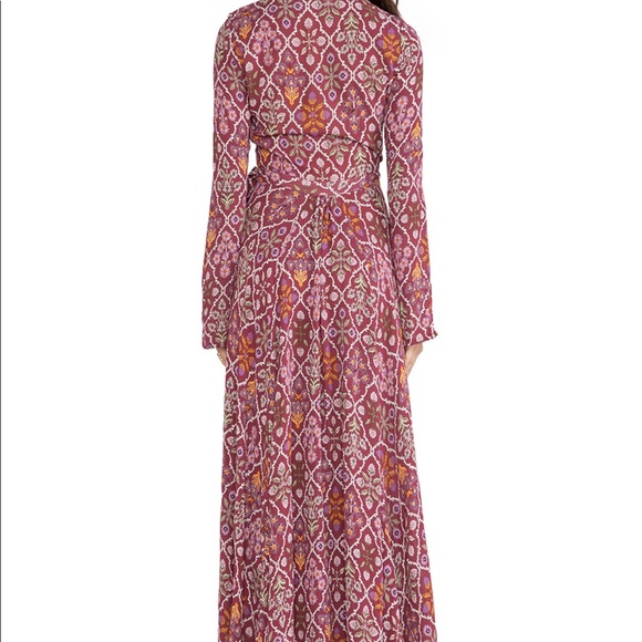 Tigerlily Bouquet Floral GarnetMaxi Dress size 2 - Picture 6 of 6